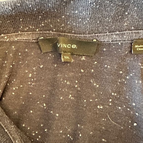 Vince Polo Shirt – XXL (Navy with White Speckles) - Picture 2 of 5
